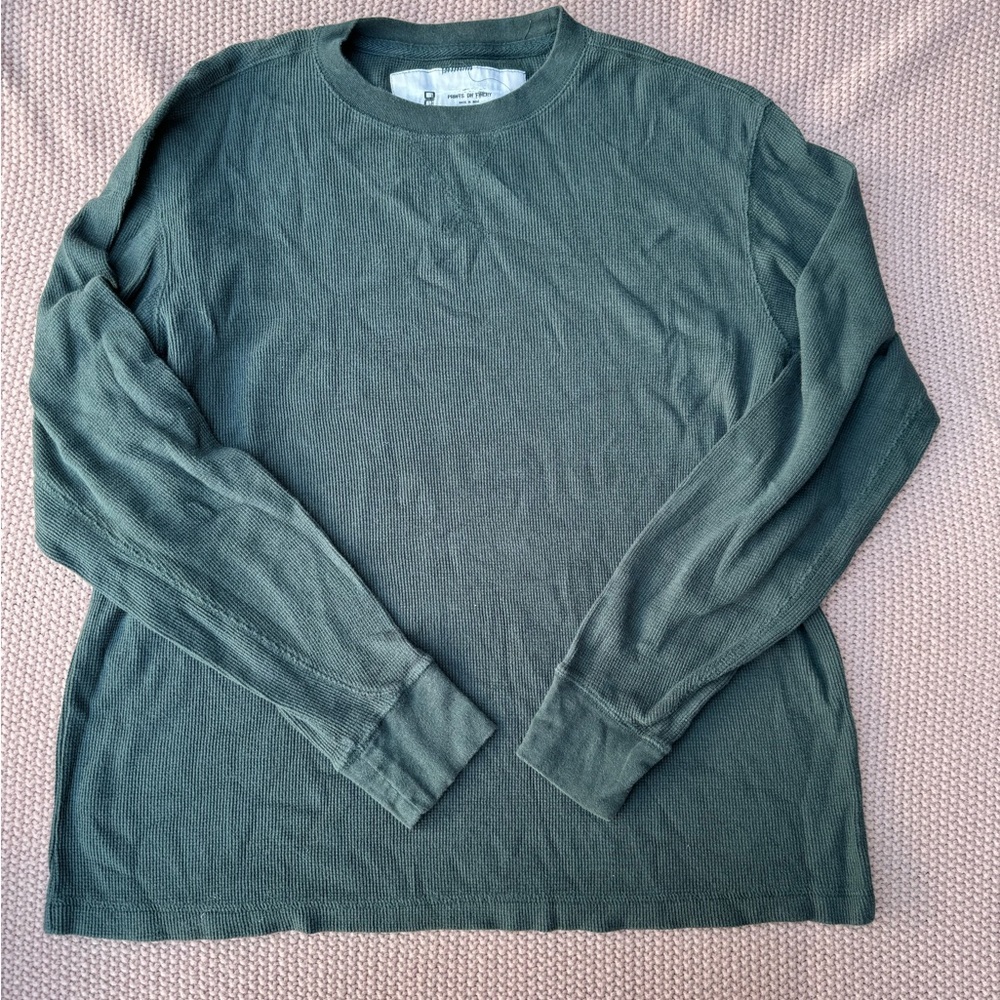 Men's Green Long Sleeve